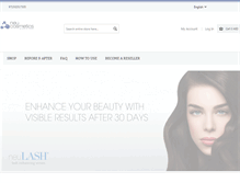 Tablet Screenshot of neu-cosmetics.com